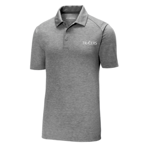 Sport-Tek Tri-Blend Wicking Polo -- Dark Grey Heather