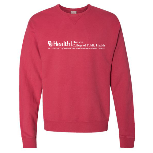 ComfortWash Unisex Crew Sweatshirt -- Crimson Fall