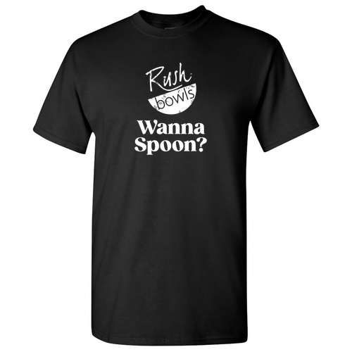 Rush Bowls Wanna Spoon Black Tee
