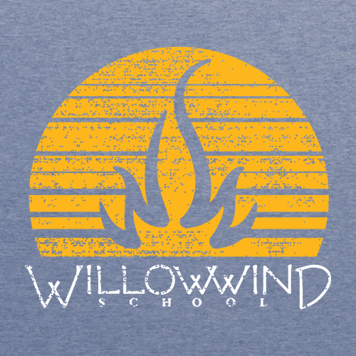 District Youth Perfect Tri Long Sleeve Tee -- Navy Frost