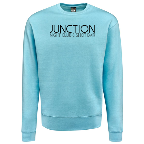 J. America BTB Fleece Crew -- Sky