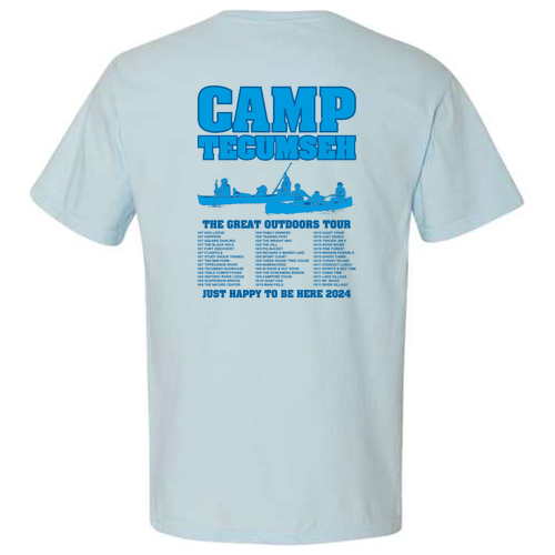 Comfort Colors Ringspun Garment Dyed T Shirt -- Chambray