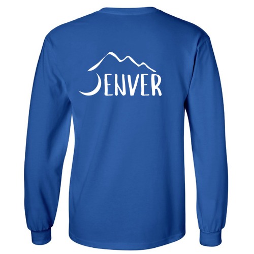 Gildan Ultra Cotton Longsleeve Basic T-Shirt -- Royal