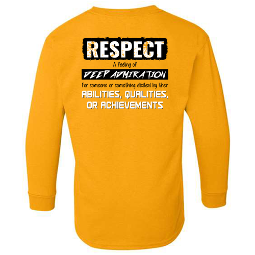 Youth Long Sleeve Yellow House Gildan Tee