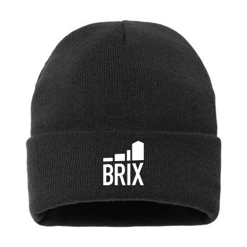 Sportsman Sherpa Lined 12 Cuffed Beanie -- Black