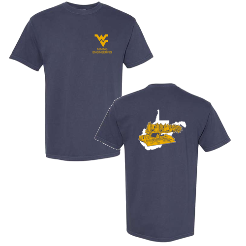 Comfort Colors Ringspun Garment Dyed T Shirt -- Navy