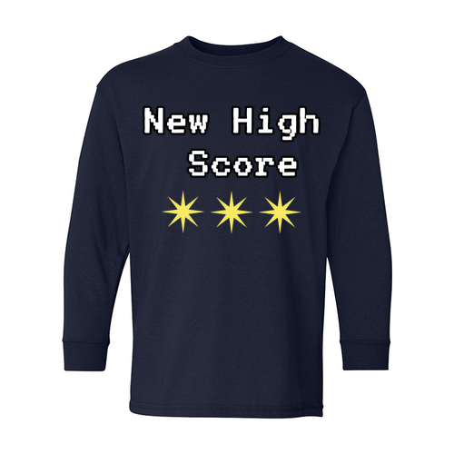 Gildan Youth Heavy Cotton Longsleeve -- Navy