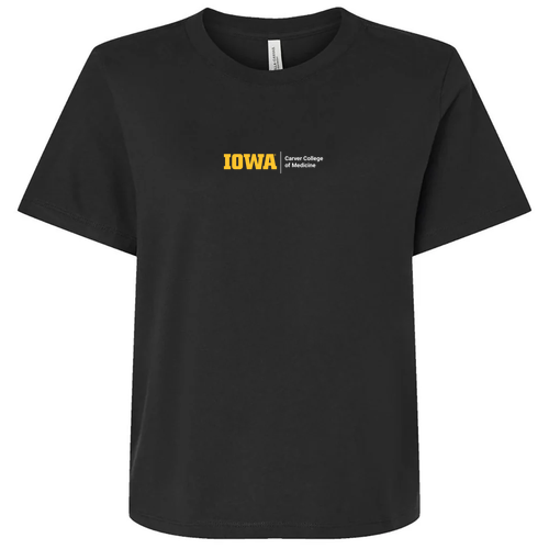 Embroidered CCOM BELLA + CANVAS Women's 6 oz Heavyweight Tee -- Vintage Black