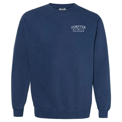 Comfort Colors Adult Crewneck Sweatshirt -- True Navy