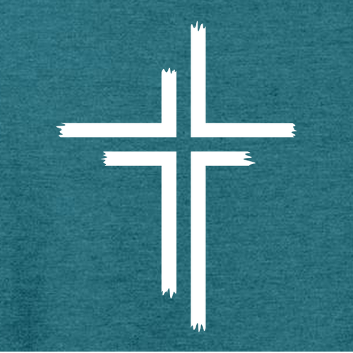 District Made Perfect Tri Crew Tee -- Heathered Teal