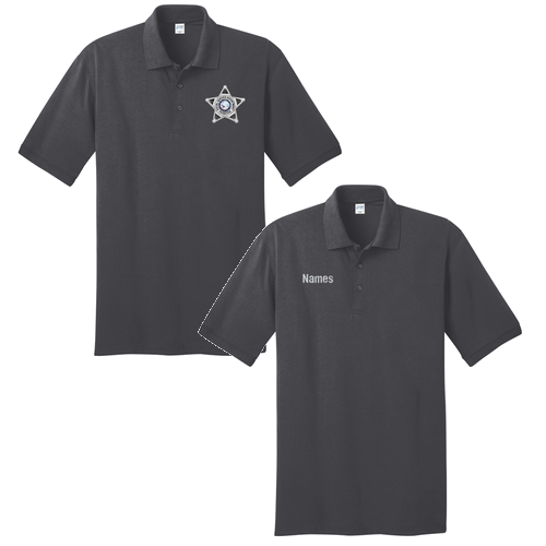 Port & Company Core Blend Jersey Knit Polo -- Charcoal