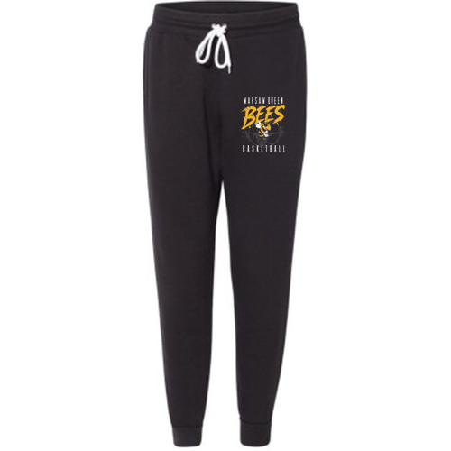 Queen Bees BELLA + CANVAS Unisex Sponge Fleece Sweatpants -- Black
