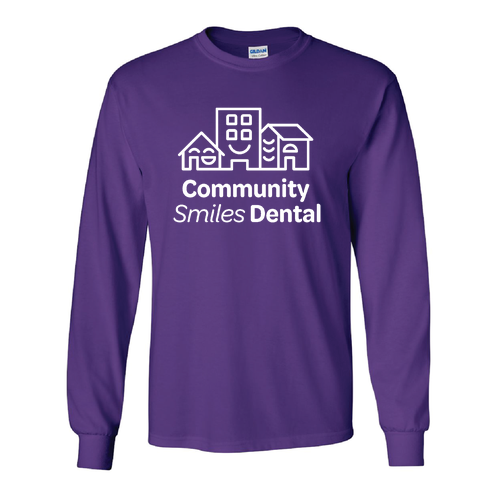 Gildan Ultra Cotton Longsleeve T-Shirt -- Purple