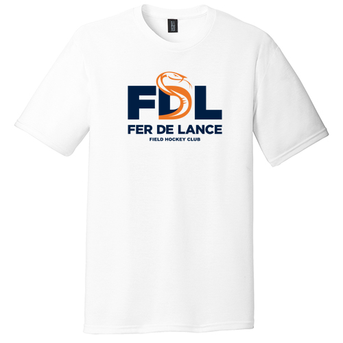 Mens/Unisex District Made Soft Perfect Tri Tee -- White, U14
