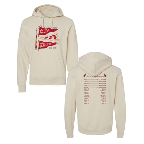 Pennant Flag Tee Hooded Sweatshirt
