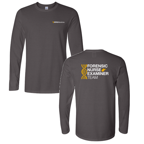 Gildan Softstyle Longsleeve T Shirt -- Charcoal