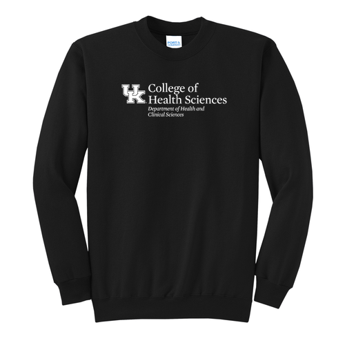 Port and Company Classic Crewneck Sweatshirt -- Jet Black