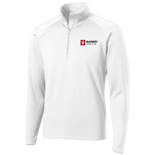 Embroidered Sport-Tek Sport Wick Stretch Half Zip Pullover -- White