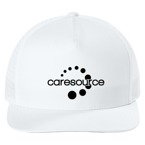 Sport-Tek Stretch-Tek 5-Panel Trucker Cap -- White / White