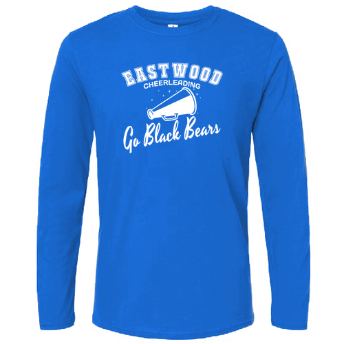 Megaphone Design Gildan Softstyle Longsleeve T Shirt -- Royal