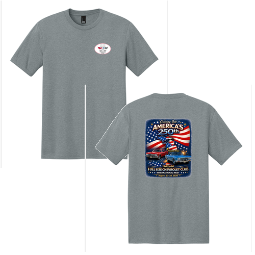 District Made Mens Perfect Tri Crew Tee -- Heathered Grey