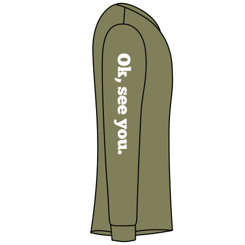 Sport Tek Long Sleeve Competitor -- Olive Drab Green