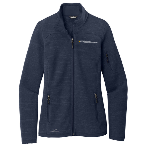 Eddie Bauer Ladies Sweater Fleece Full-Zip -- River Blue Navy Heather