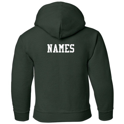 Gildan Heavy Blend Youth Hooded Sweatshirt -- Forest Green
