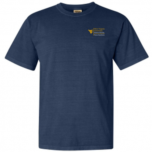 Embroidered Comfort Colors Unisex Garment-Dyed Heavyweight T-Shirt -- Midnight