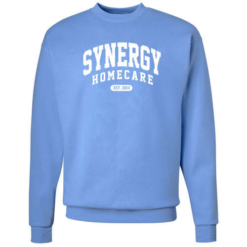 Hanes EcoSmart Crewneck Sweatshirt -- Carolina Blue
