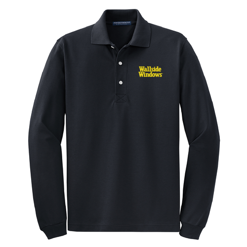 Port Authority Rapid Dry Long Sleeve Polo -- Classic Navy