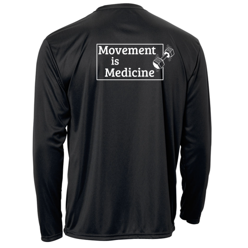 Long Sleeve Performance Cooling T-Shirt -- Black