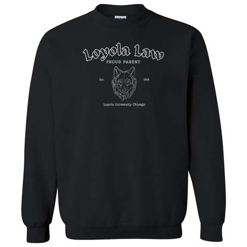 Proud Parent Crewneck Sweatshirt -- Black