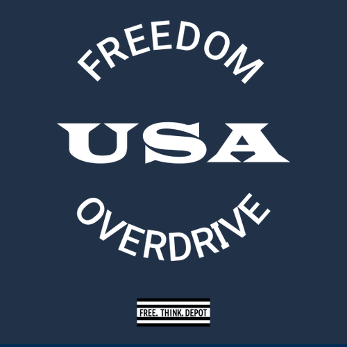 Freedom Overdrive T-Shirt -- Navy