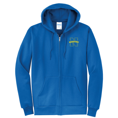 Port and Company Classic Full Zip Hooded Sweatshirt -- Royal
