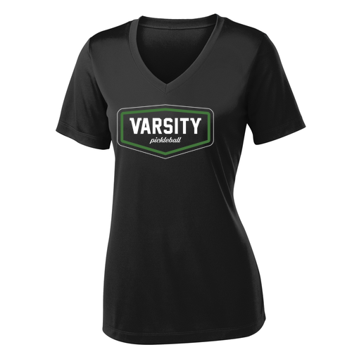 Sport-Tek Ladies Wicking Competitor V-Neck Tee -- Black
