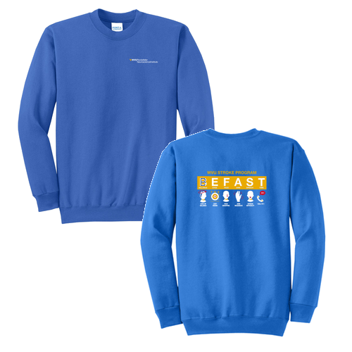 Port and Company Classic Crewneck Sweatshirt -- Royal