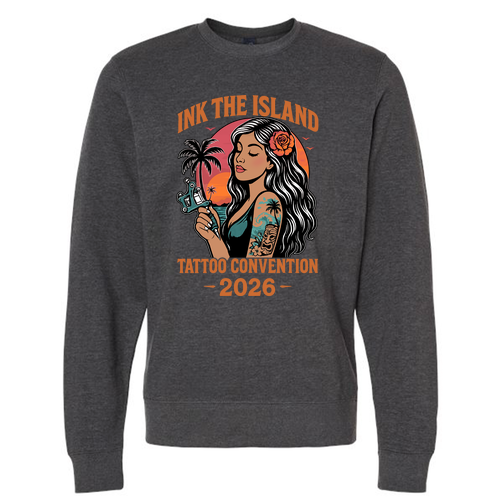 Sunset Adult Crewneck Sweater -- Charcoal Heather