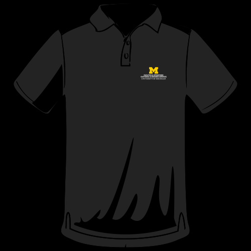 Ladies Harriton 5.6 oz. Easy Blend Polo -- Black, $26