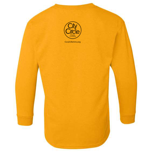 Gildan Youth Heavy Cotton Longsleeve -- Gold