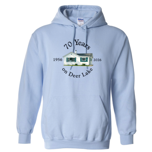 Gildan Heavy Blend Hooded Sweatshirt -- Light Blue