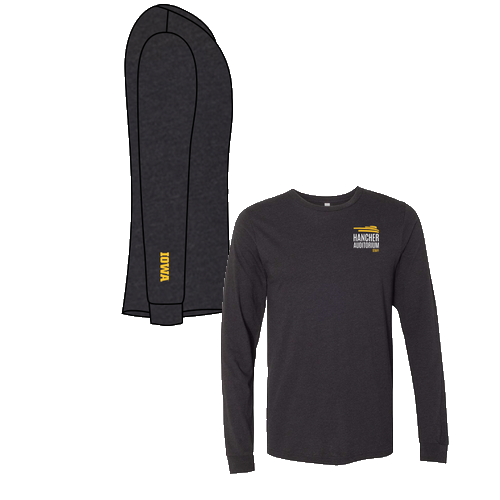 Bella+Canvas Unisex Heather Cvc Long Sleeve Tee- Heathers -- Black Heather