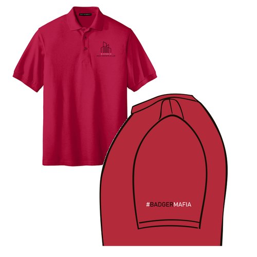 Port Authority Silk Touch Sport Shirt -- Red