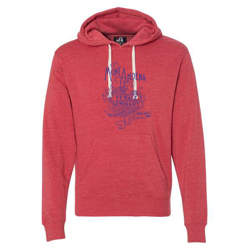 Mont Amoena Red Triblend Hoodie