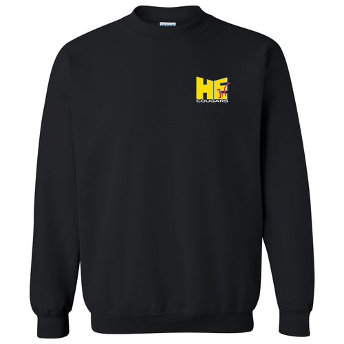Gildan Heavy Blend Crew Neck Sweatshirt -- Black