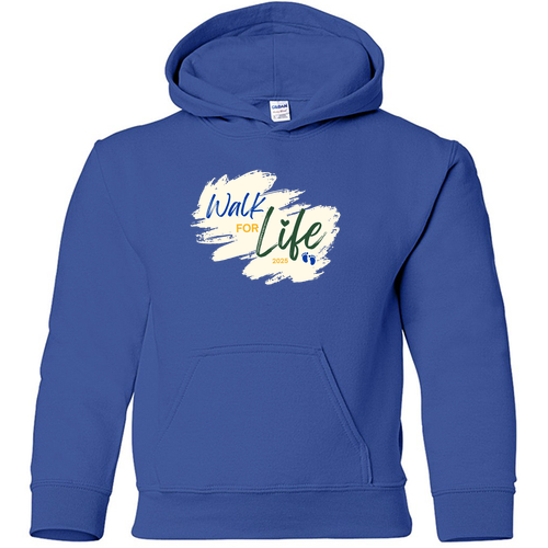 Gildan Youth Heavy Blend Hooded Sweatshirt -- Royal
