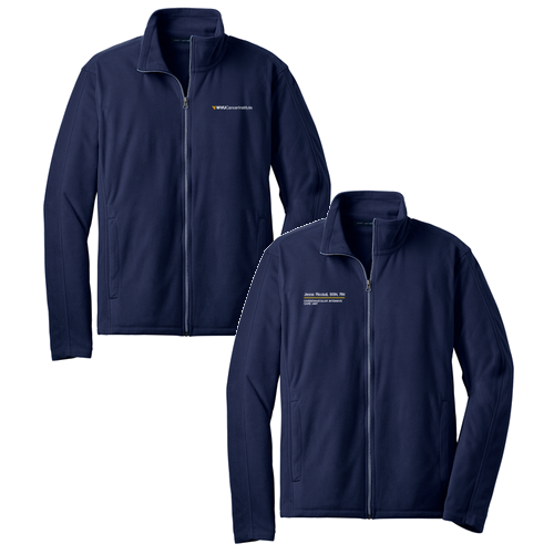 Port Authority Microfleece Jacket -- True Navy