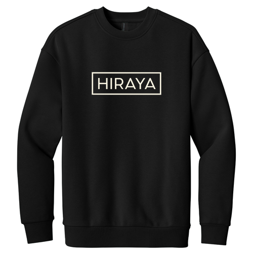 Hiraya Classic Logo Crewneck Sweatshirt -- Black