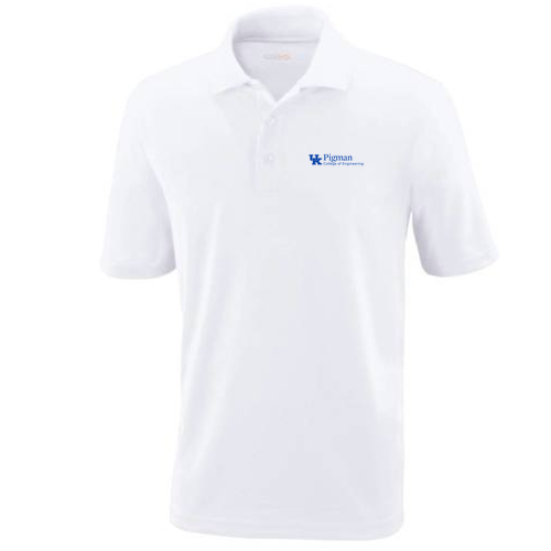 Ash City Core 365 Men's Origin Performance Pique Polo -- White