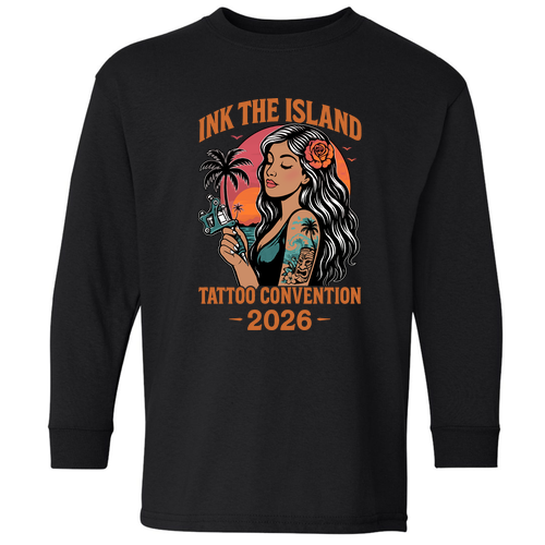 Sunset Youth Long Sleeve T-Shirt -- Black